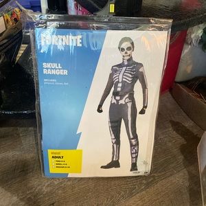 Women’s Fortnite Skull Ranger Skeleton Costume